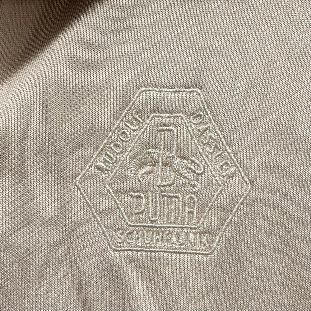 Puma x Rhuigi Track Jacket Mens Long Sleeve Full Zip L Beige athletic casual - Picture 4 of 7